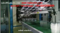 8 big PP bowl  robot arm stacker for cup thermoforming machine