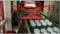 8 UP pp lid robot stacker for cup thermoforming machine