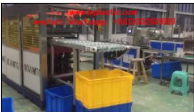 28up lid on contact heat thermoforming machine Novam 600B 3in1 in factory