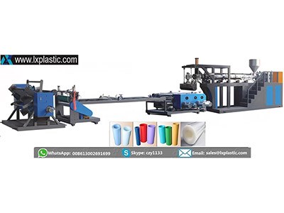 LX800-1-HIR mono layer PP PS  sheet extrusion line